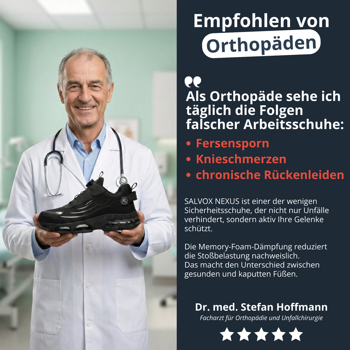 SALVOX S3 Sicherheitshalbschuh NEXUS™