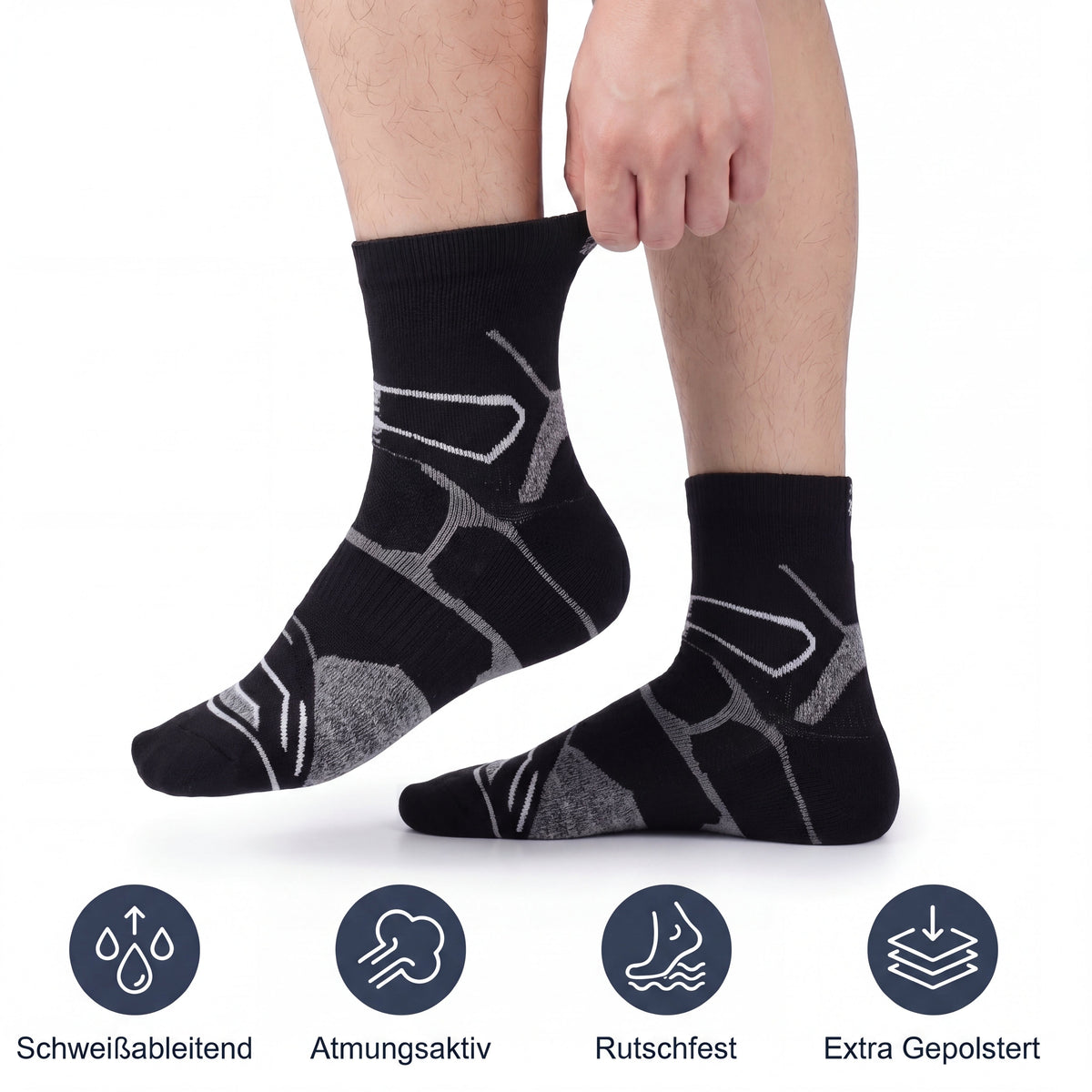 SALVOX Funktions-Arbeitssocken BASE™ Mid One Size